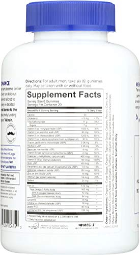 Foto 3 pulgar | Gummy Vitamins Smartypants Complete Daily Para Hombre, 120 Unidades - Venta Internacional.