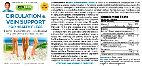 Foto 4 pulgar | Suplemento Andrew Lessman Circulation & Vein Support 60 Cápsulas - Venta Internacional.