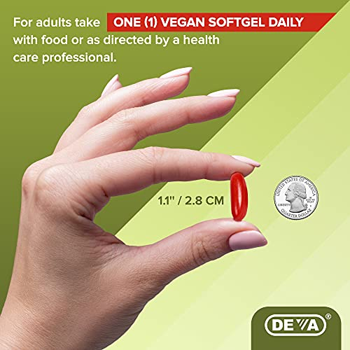Foto 4 | Suplemento Deva Vegan Omega-3 Dha Epa 500 Mg 60 Cápsulas Blandas - Venta Internacional.