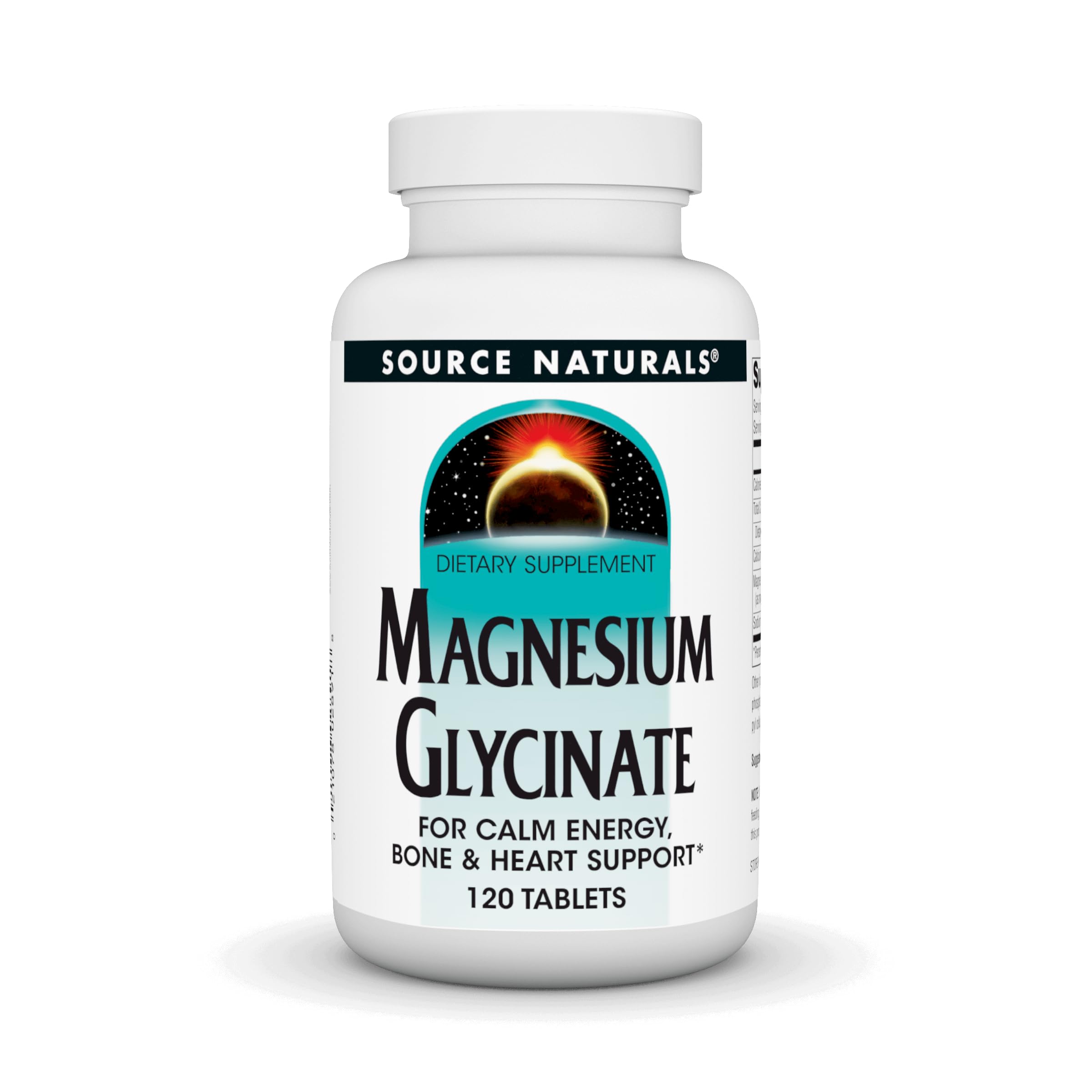 Foto 2 pulgar | Supplement Source Naturals Glicinato De Magnesio 120 Comprimidos - Venta Internacional.