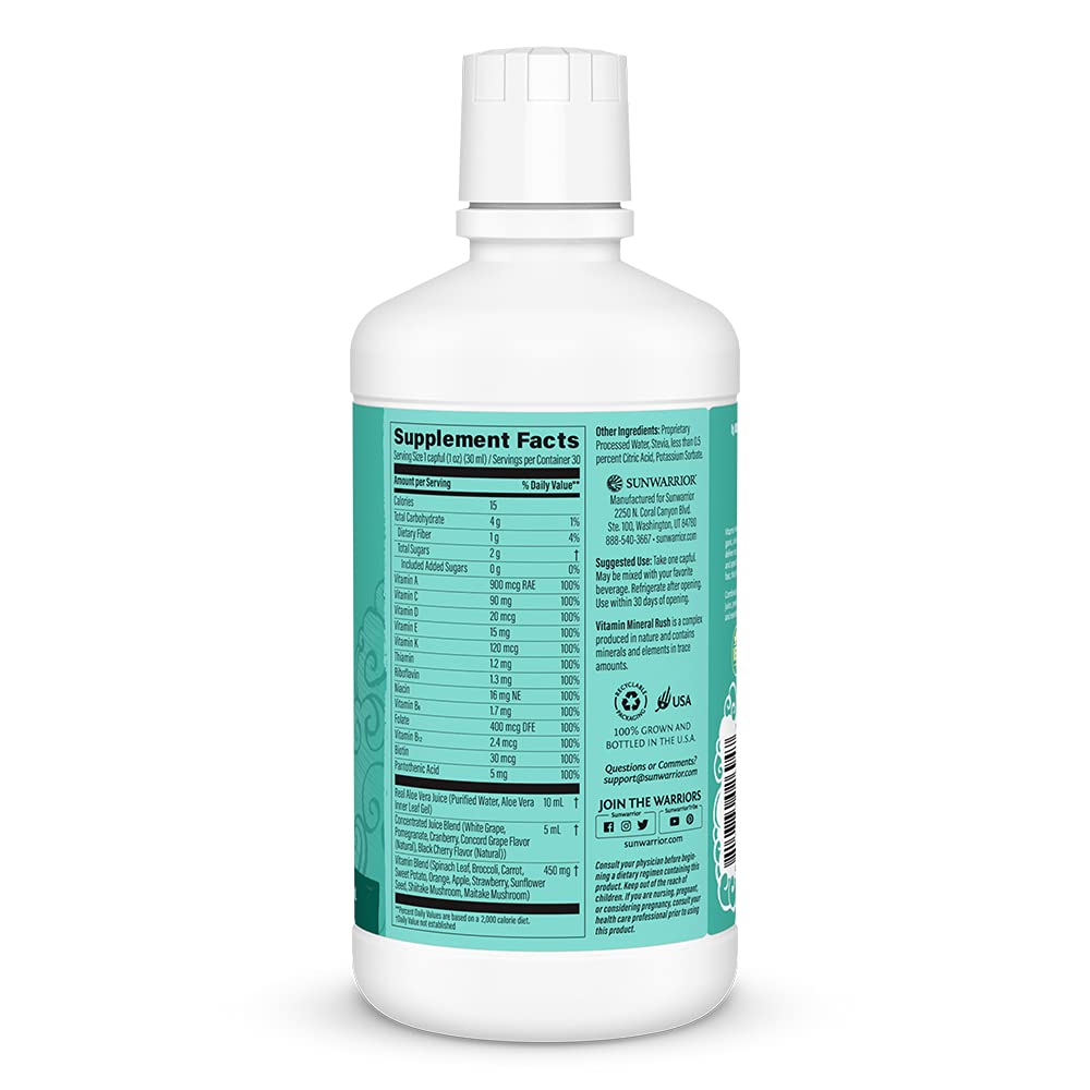 Foto 7 | Suplementos Vitamínicos Líquidos Sunwarrior Vitamin Mineral Rush - Venta Internacional.