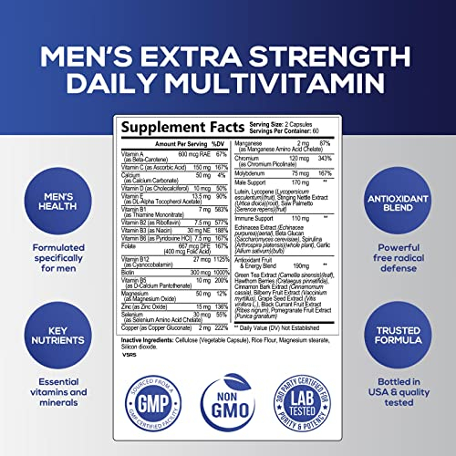 Foto 3 pulgar | Suplemento Multivitamínico Nature's Nutrition Para Hombres Mayores De 50 Años, 120 Unidades - Venta Internacional.