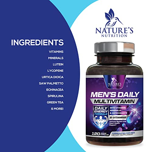 Foto 6 pulgar | Suplemento Multivitamínico Nature's Nutrition Para Hombres Mayores De 50 Años, 120 Unidades - Venta Internacional.