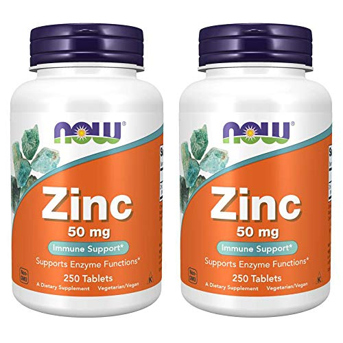 Foto 2 pulgar | Supplement Now Foods Zinc 50 Mg 250 Comprimidos (paquete De 2) - Venta Internacional.