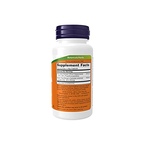 Foto 3 pulgar | Suplemento Now Extracto De Corteza De Pino 240 Mg 90% Opc 90 Cápsulas - Venta Internacional.