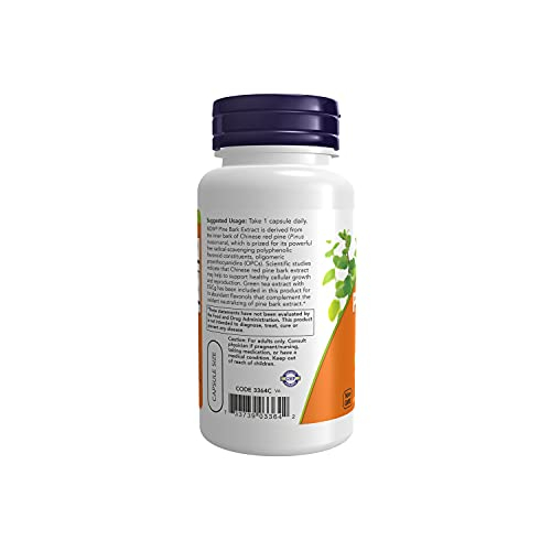 Foto 4 pulgar | Suplemento Now Extracto De Corteza De Pino 240 Mg 90% Opc 90 Cápsulas - Venta Internacional.
