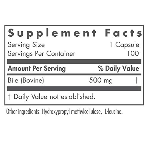 Foto 3 pulgar | Suplemento Nutricology Ox Bile 500 Mg 100 Cápsulas Vegetarianas - Venta Internacional.