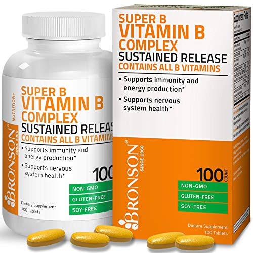 Foto 2 pulgar | Suplemento Bronson Super B Vitamina B Complex 100 Comprimidos - Venta Internacional.