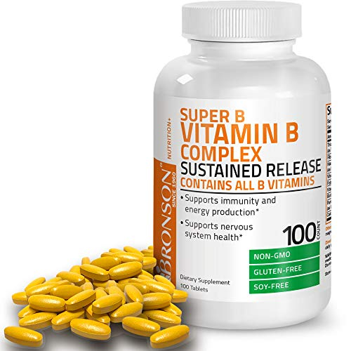 Foto 6 pulgar | Suplemento Bronson Super B Vitamina B Complex 100 Comprimidos - Venta Internacional.