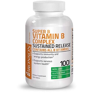 Foto 6 | Suplemento Bronson Super B Vitamina B Complex 100 Comprimidos - Venta Internacional.