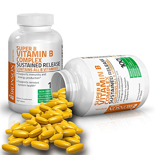 Foto 8 pulgar | Suplemento Bronson Super B Vitamina B Complex 100 Comprimidos - Venta Internacional.