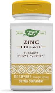 Foto 1 | Suplemento De Quelato De Zinc Nature's Way 30 Mg 100 Cápsulas - Venta Internacional.