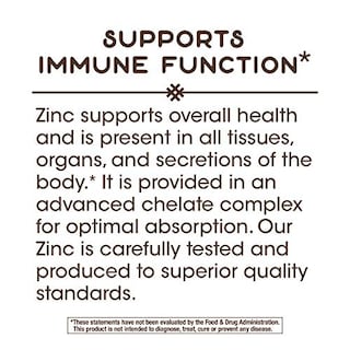 Foto 2 | Suplemento De Quelato De Zinc Nature's Way 30 Mg 100 Cápsulas - Venta Internacional.