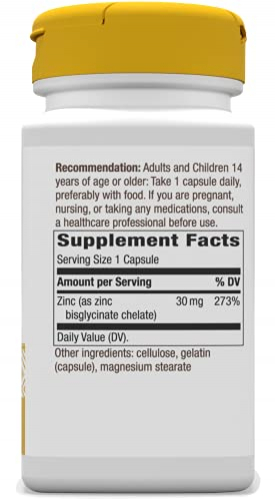 Foto 7 pulgar | Suplemento De Quelato De Zinc Nature's Way 30 Mg 100 Cápsulas - Venta Internacional.