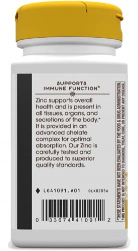 Foto 8 pulgar | Suplemento De Quelato De Zinc Nature's Way 30 Mg 100 Cápsulas - Venta Internacional.