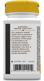 Foto 7 | Suplemento De Quelato De Zinc Nature's Way 30 Mg 100 Cápsulas - Venta Internacional.