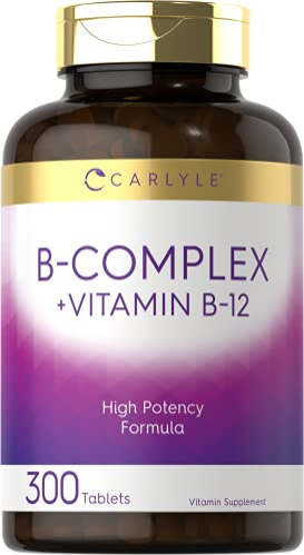 Foto 2 pulgar | Complemente La Vitamina Carlyle B Complex Con Vitamina B12 300 Tabletas - Venta Internacional.