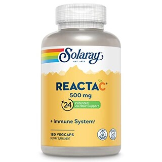 Foto 1 | Suplemento Solaray Reacta-c Con 500 Mg De Vitamina C 180 Cápsulas - Venta Internacional.