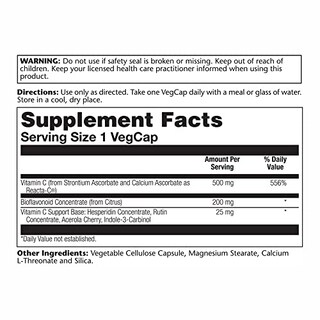 Foto 3 | Suplemento Solaray Reacta-c Con 500 Mg De Vitamina C 180 Cápsulas - Venta Internacional.