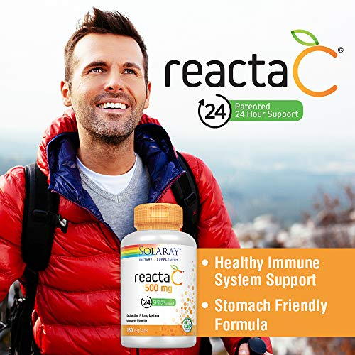 Foto 6 pulgar | Suplemento Solaray Reacta-c Con 500 Mg De Vitamina C 180 Cápsulas - Venta Internacional.