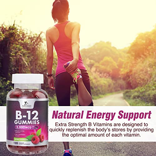 Foto 6 pulgar | Suplemento: Gomitas De Vitamina B12 De 3000 Mcg De Nature's Nutrition - Venta Internacional.