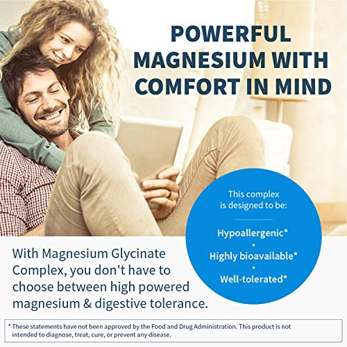 Foto 3 pulgar | Suplemento Del Complejo De Glicinato De Magnesio De Klaire Labs, 100 Mg - Venta Internacional.