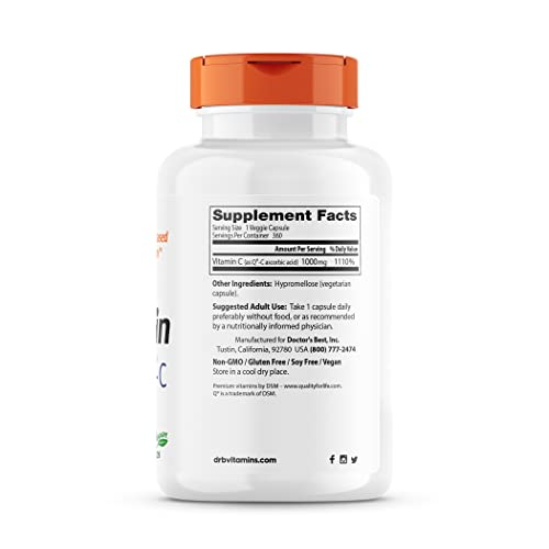 Foto 3 pulgar | Vitamina C de 1000 Mg Doctor's Best para un Sistema Inmunológico Saludable - Venta Internacional
