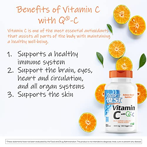 Foto 7 pulgar | Vitamina C de 1000 Mg Doctor's Best para un Sistema Inmunológico Saludable - Venta Internacional