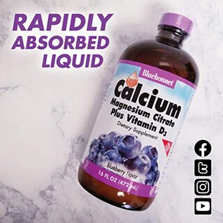 Foto 6 | Suplemento De Citrato De Calcio Líquido Bluebonnet Nutrition Magne - Venta Internacional.