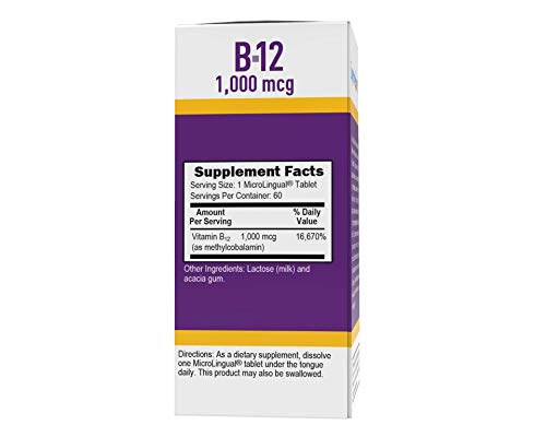 Foto 3 pulgar | Suplemento De Vitamina B12, Metilcobalamina De Fuente Superior, 1000 Mg - Venta Internacional.