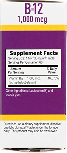 Foto 5 pulgar | Suplemento De Vitamina B12, Metilcobalamina De Fuente Superior, 1000 Mg - Venta Internacional.