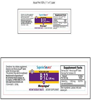 Foto 7 | Suplemento De Vitamina B12, Metilcobalamina De Fuente Superior, 1000 Mg - Venta Internacional.