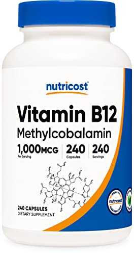 Suplemento Nutricost De Vitamina B12 (metilcobalamina) 1000 Mcg - Venta Internacional.