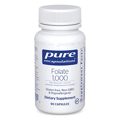 Foto 2 pulgar | Suplemento Pure Encapsulations Folate 1000 90 Cápsulas - Venta Internacional.