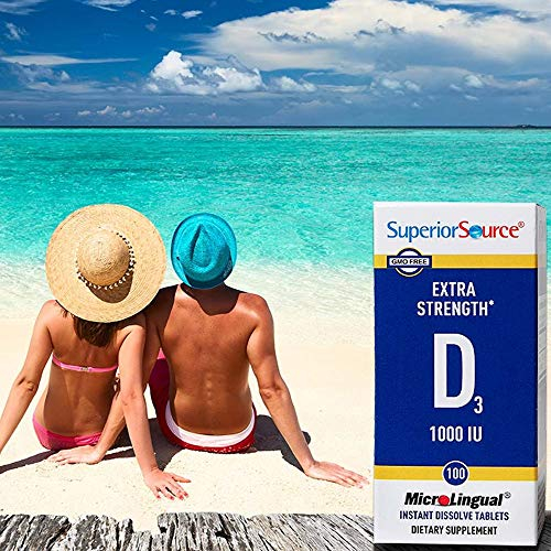 Foto 5 | Tabletas De Vitamina D3 Superior Source, 1000 Ui, 100 Unidades - Venta Internacional.