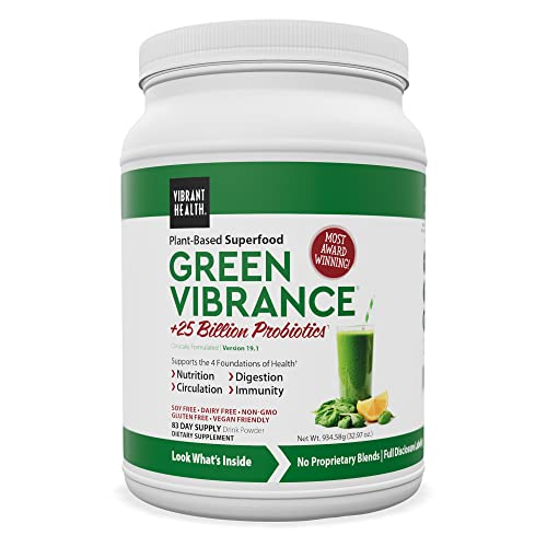 Foto 2 pulgar | Superalimento En Polvo Vibrant Health Green Vibrance 83 Porciones - Venta Internacional.