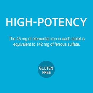 Foto 3 | Suplemento De Hierro 21st Century Slow Release 60 Comprimidos - Venta Internacional.