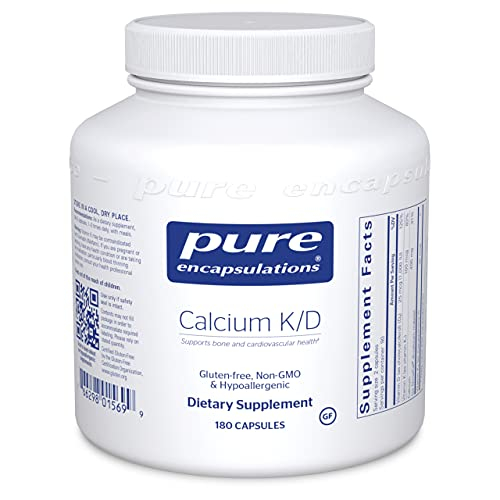 Foto 2 pulgar | Suplemento Pure Encapsulations Calcium K/d 180 Cápsulas - Venta Internacional.