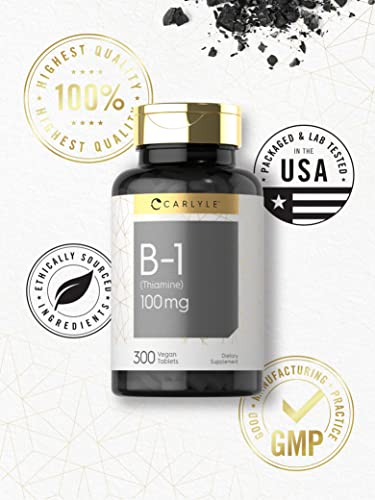 Foto 5 pulgar | Suplemento Carlyle De Vitamina B-1 100 Mg 300 Comprimidos - Venta Internacional.