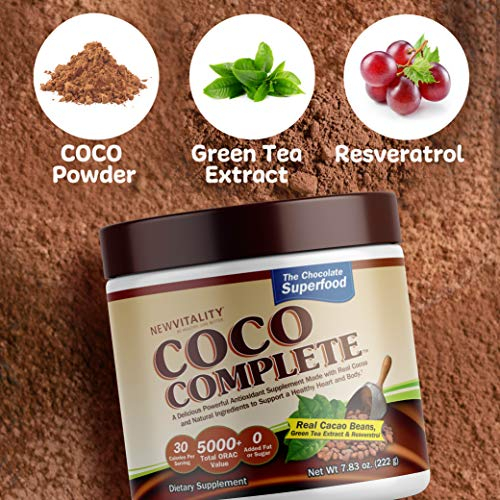 Foto 2 | Suplemento New Vitality Coco Complete Con Sabor A Chocolate, 30 Unidades - Venta Internacional.