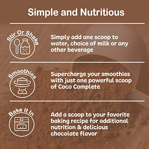 Foto 7 pulgar | Suplemento New Vitality Coco Complete Con Sabor A Chocolate, 30 Unidades - Venta Internacional.