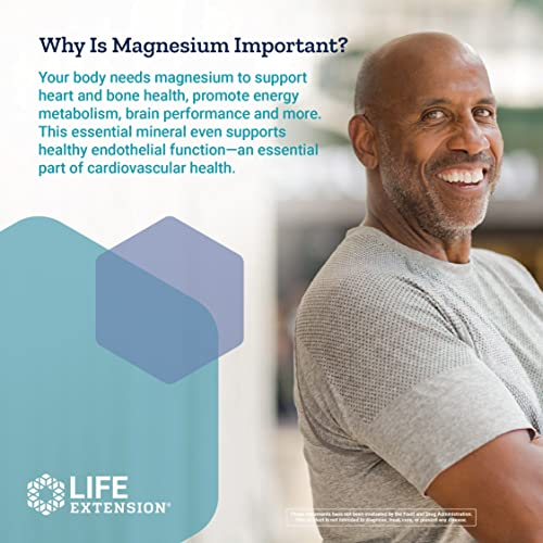 Foto 6 | Supplement Life Extension, Cápsulas De Magnesio, 500 Mg, 100 Cápsulas - Venta Internacional.
