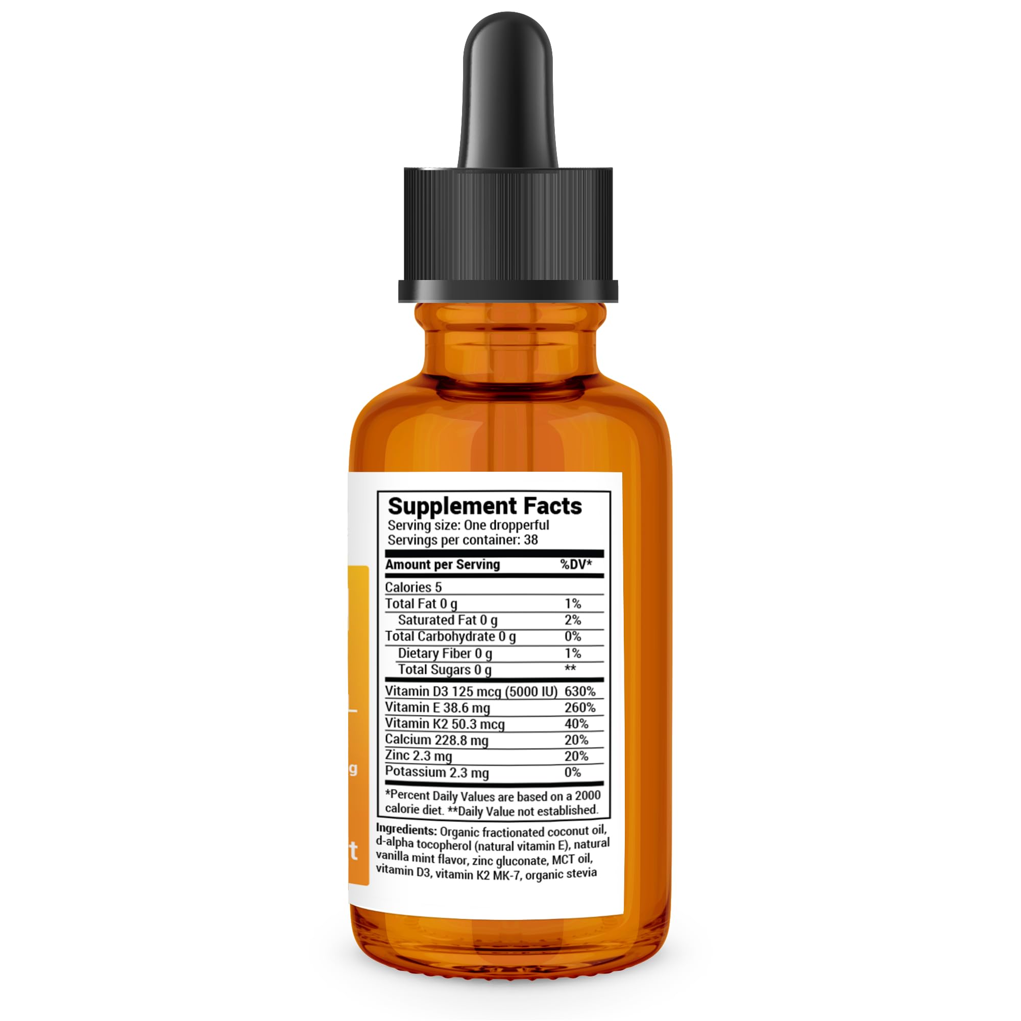 Foto 4 pulgar | Complemente La Vitamina D3 K2 Del Dr. Berg Con Zinc Líquido De 30 Ml - Venta Internacional.