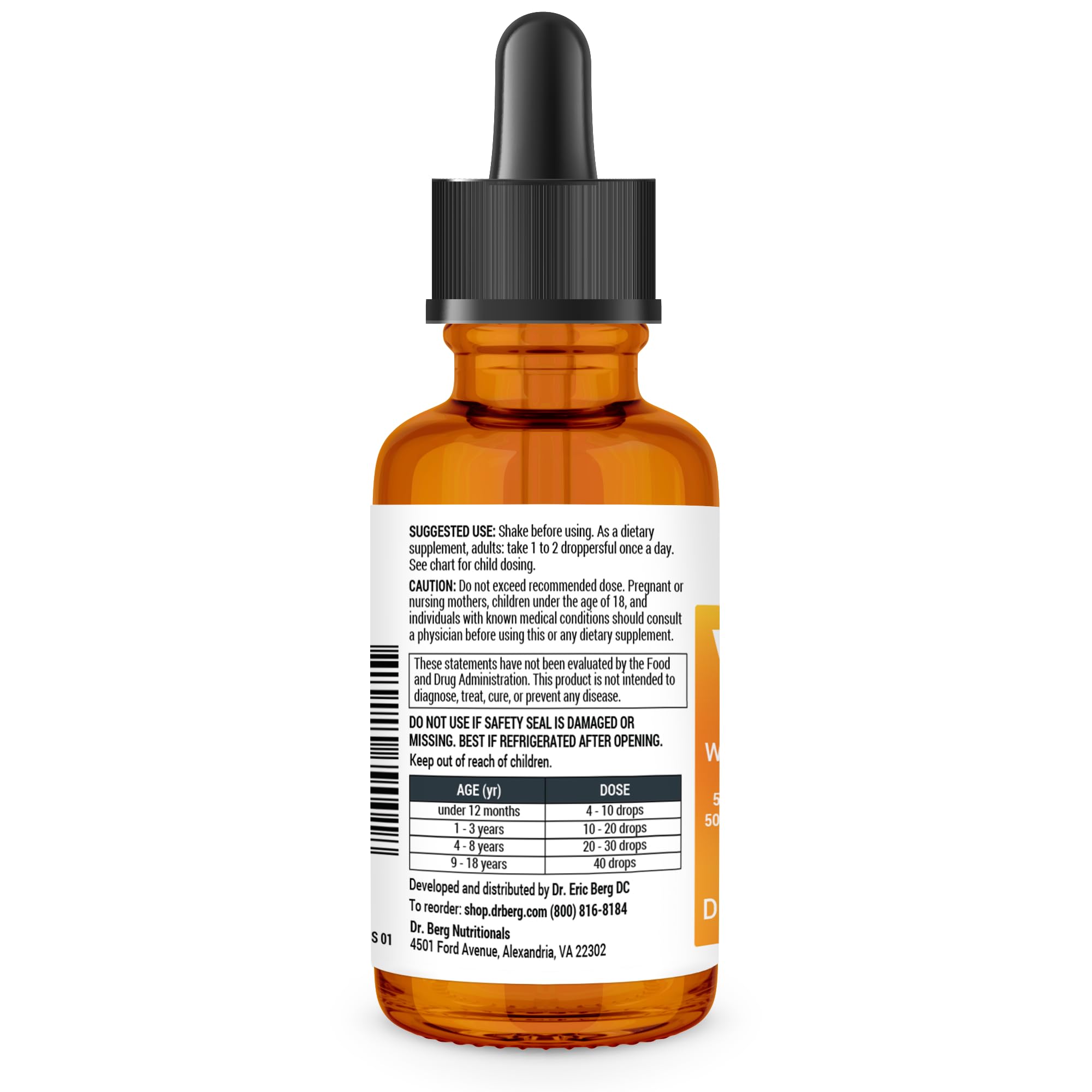 Foto 5 pulgar | Complemente La Vitamina D3 K2 Del Dr. Berg Con Zinc Líquido De 30 Ml - Venta Internacional.