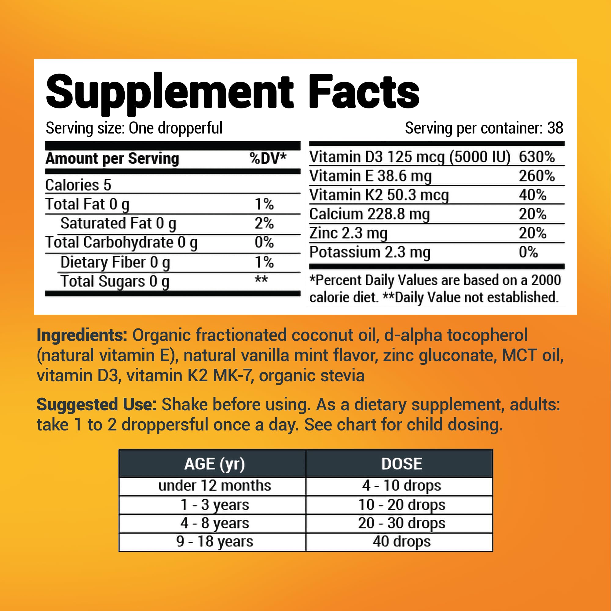 Foto 6 pulgar | Complemente La Vitamina D3 K2 Del Dr. Berg Con Zinc Líquido De 30 Ml - Venta Internacional.