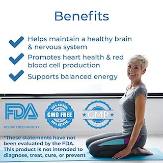 Foto 6 | Suplemento De Vitamina B12, Metilcobalamina De Fuente Superior, 1000 Mg - Venta Internacional.