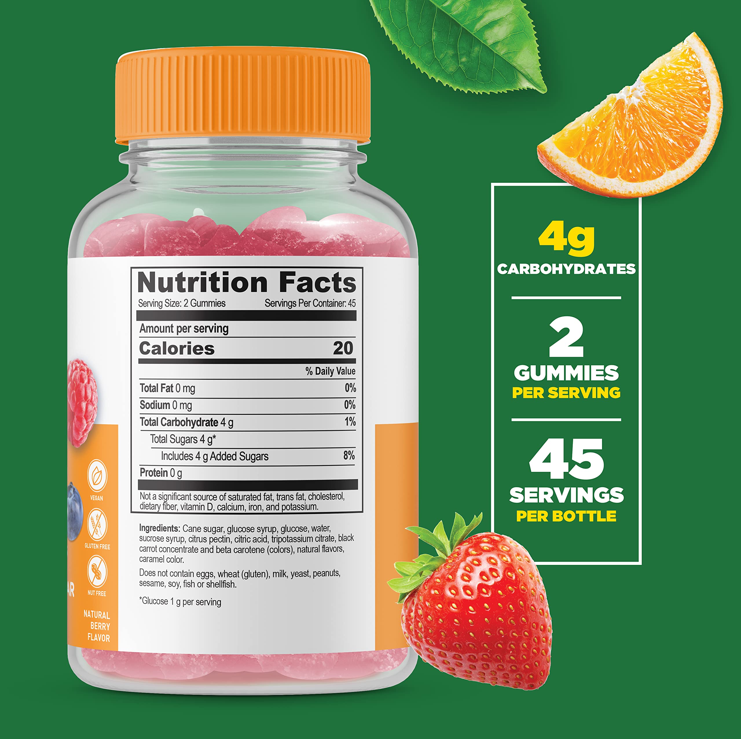 Foto 3 pulgar | Gominolas De Glucosa, Fáciles De Usar, De Gran Sabor, Sabor A Bayas Mixtas - Venta Internacional.