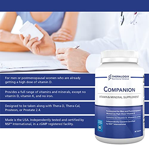 Foto 4 pulgar | Suplemento Multivitamínico Theralogix Companion 50+ 90 Días Supp - Venta Internacional.