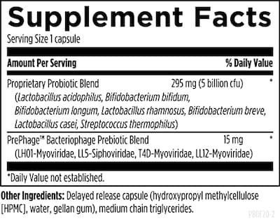 Foto 4 | Diseños De Suplementos Para La Salud Probiophage Df Pre+probiotic - Venta Internacional.