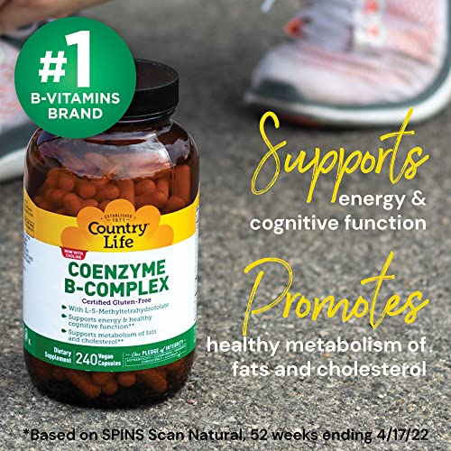 Foto 4 pulgar | Suplemento Dietético Country Life Coenzyme B Complex 120 Table - Venta Internacional.